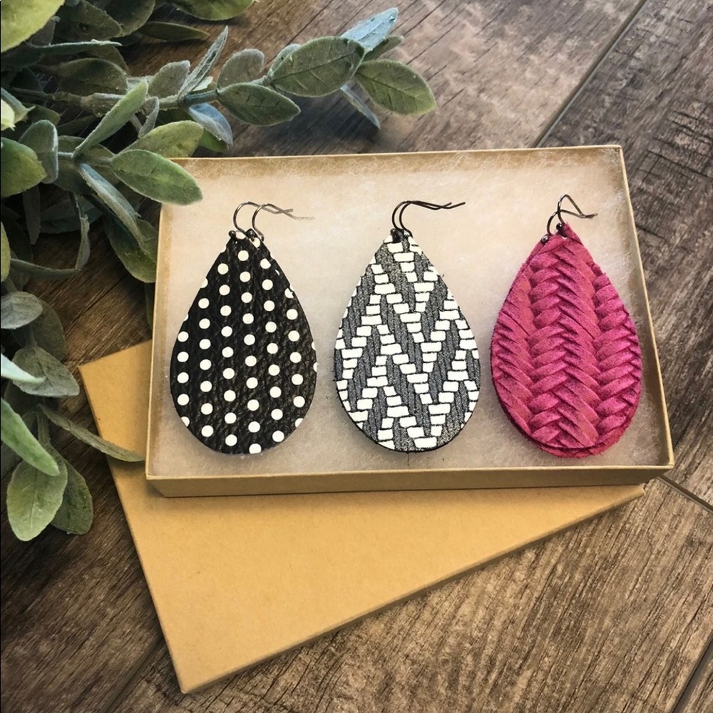 Nashville Lights Leather Earring Bundle